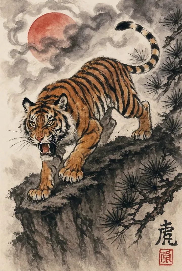 第一名：虎厉害呀，23号后天一过，想赶都赶不上咯！老虎向来是说干就干的性子，现在不卯足劲儿往前冲，难