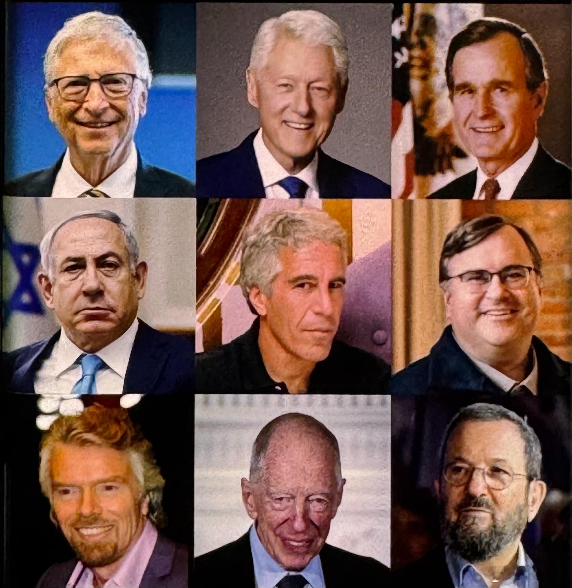 百思不得其解！为什么说图片里这9个人把世界变成了地狱？愿真主摧毁他们每一个人。曝