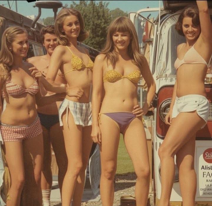 80年代的美国女孩儿，不胖也没纹身[爱心]这些年那里到底发生了什么啊？[惊恐]