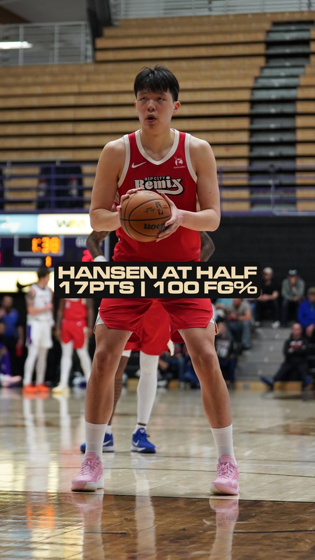 封面人物——杨瀚森！又在发展联盟大杀四方了！百发百中！杨瀚森G联赛半场15分钟，