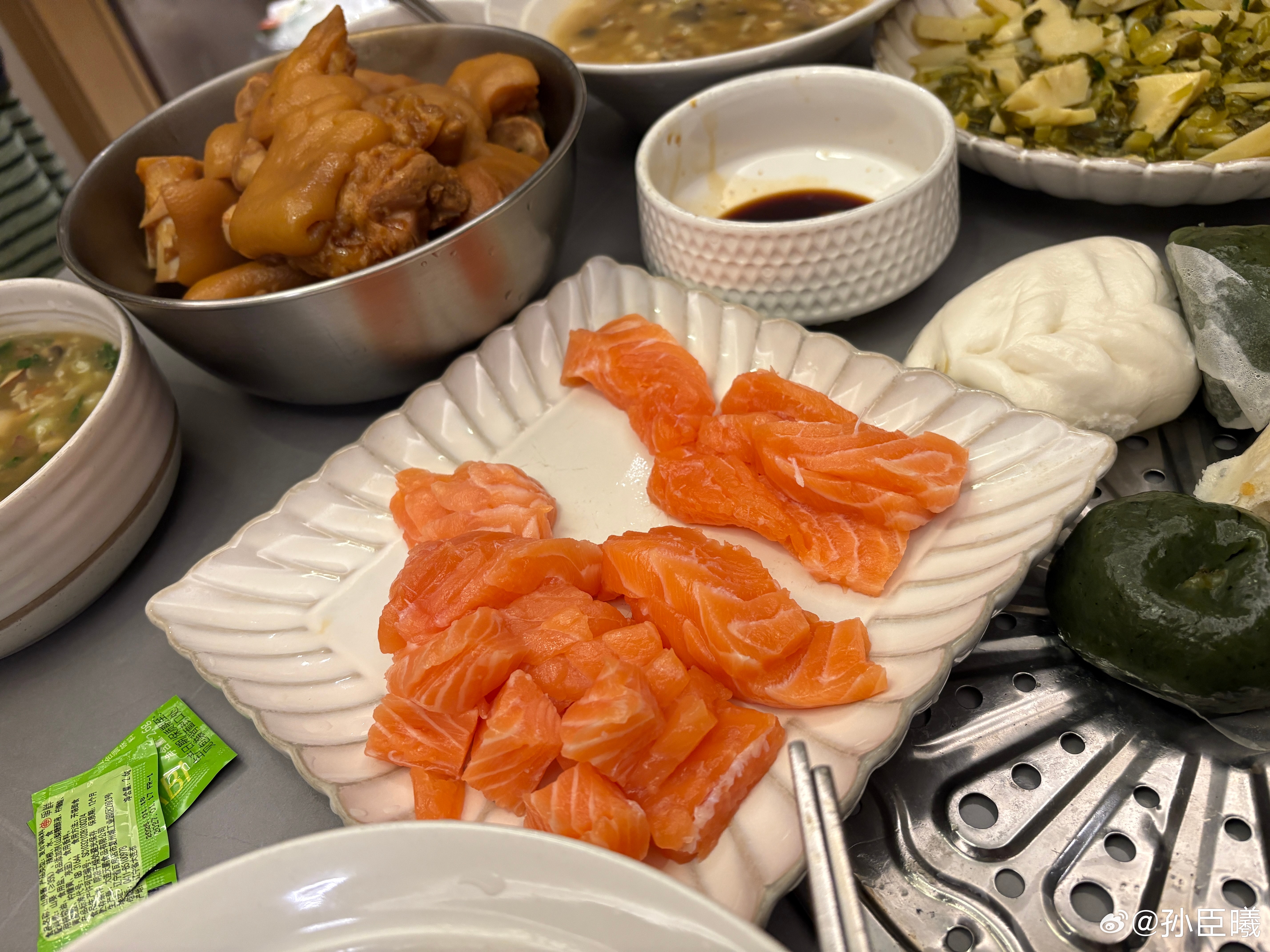 晚上的饭很有北方的感觉..