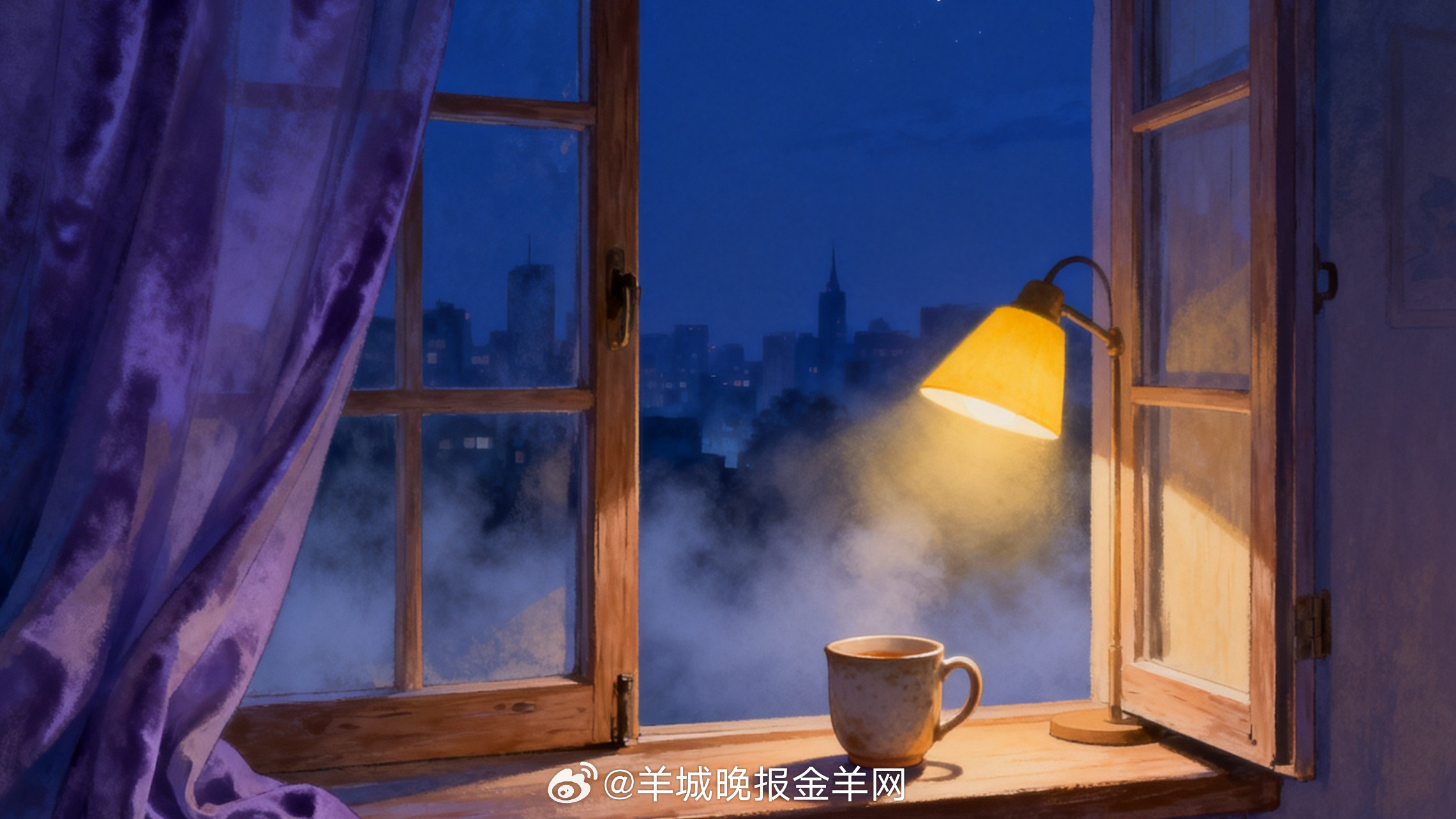 #晚安#夜色铺开，像一块柔软的布，把一天的棱角都包裹起来。所有的锋利都被磨平了，