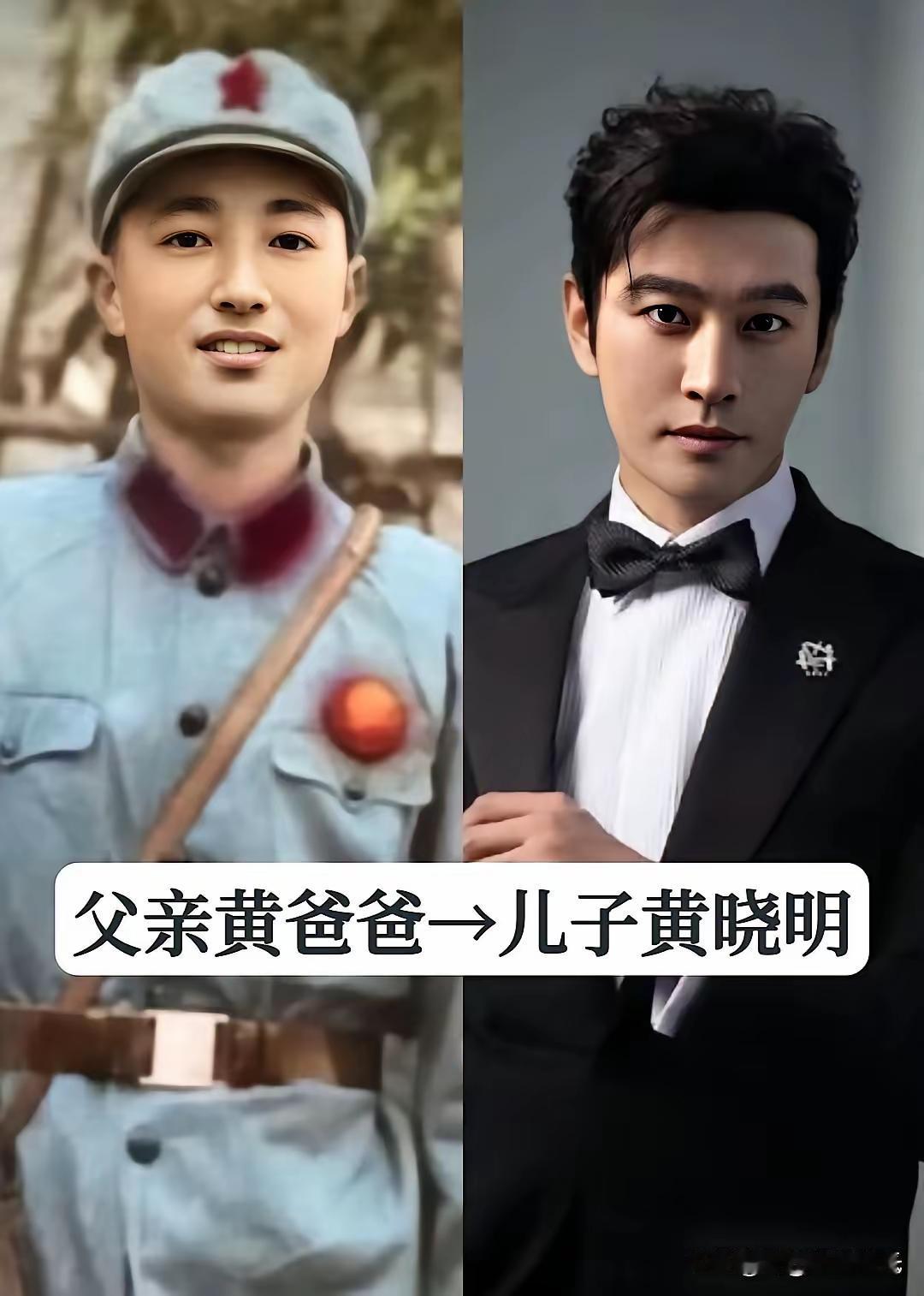 陈赫的爸爸，这是真的吗？这也太帅气了吧，陈赫这长相完全是自由发挥吗？一点都