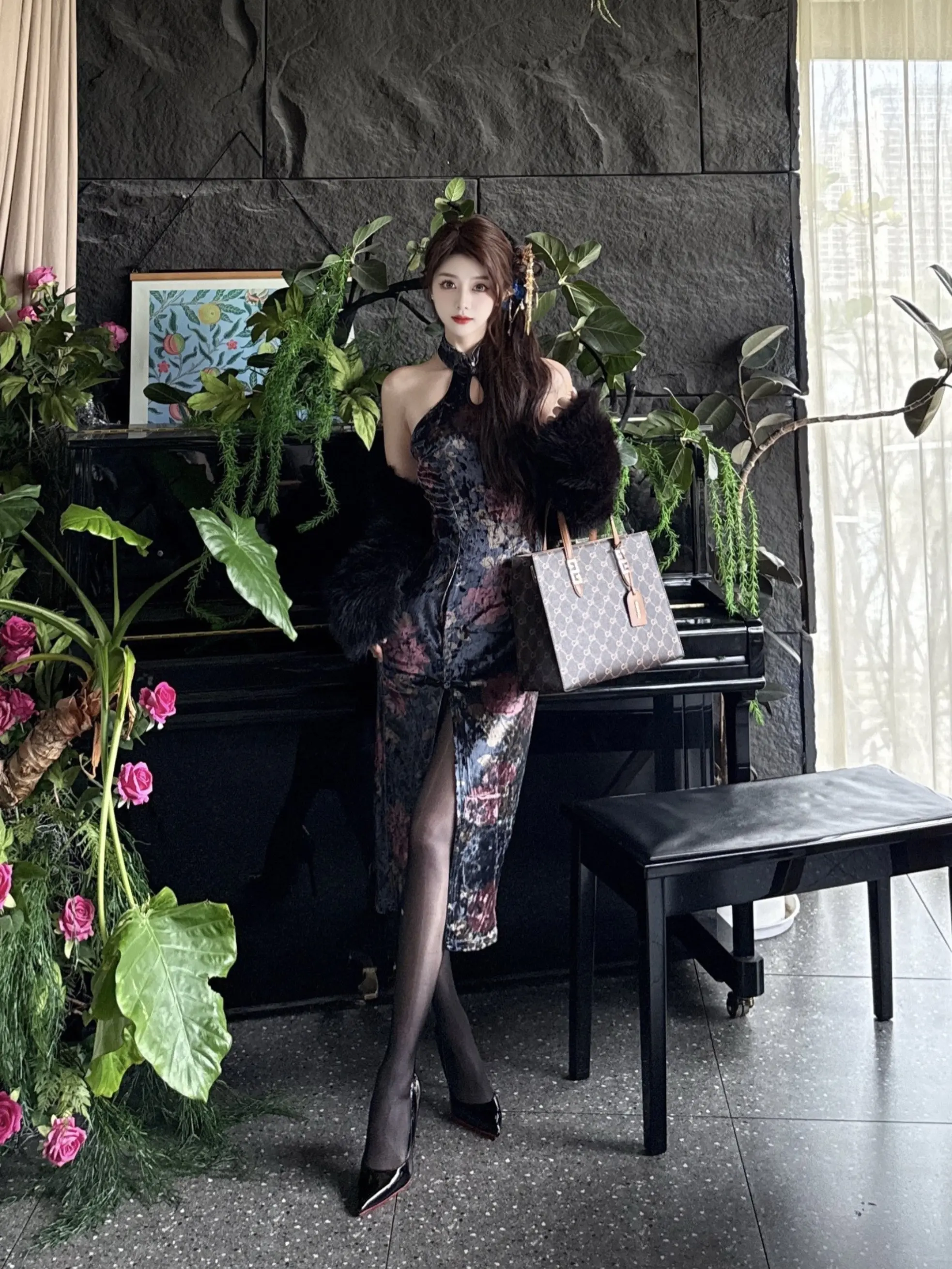 旗袍 穿搭 御姐 旗袍秀一秀女子好温柔 旗袍美人