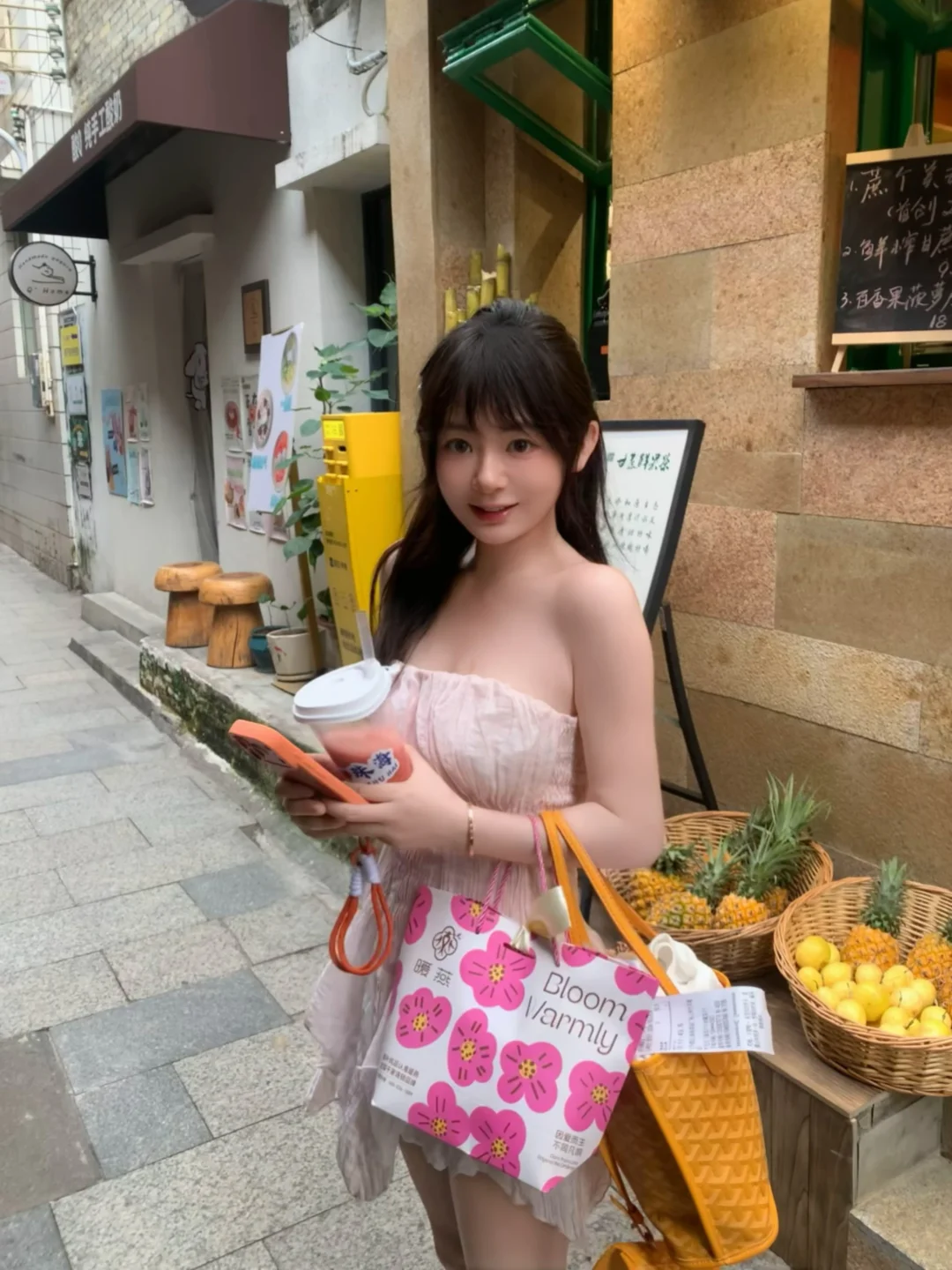 看！是珠海的水果小摊🍊