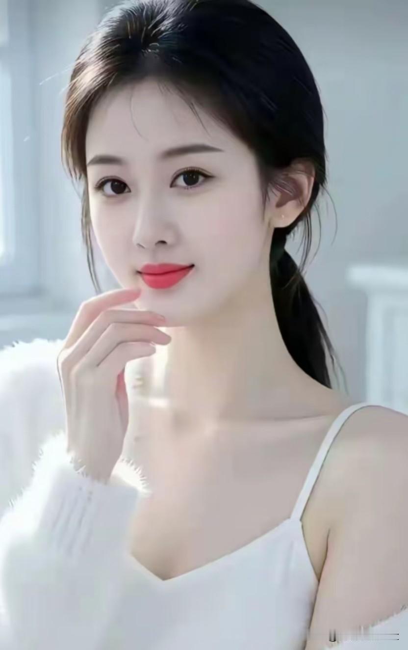 点绛唇·清婉素影凝光，柔丝轻束容颜净。眼含幽静，浅笑春风映。淡远尘嚣，
