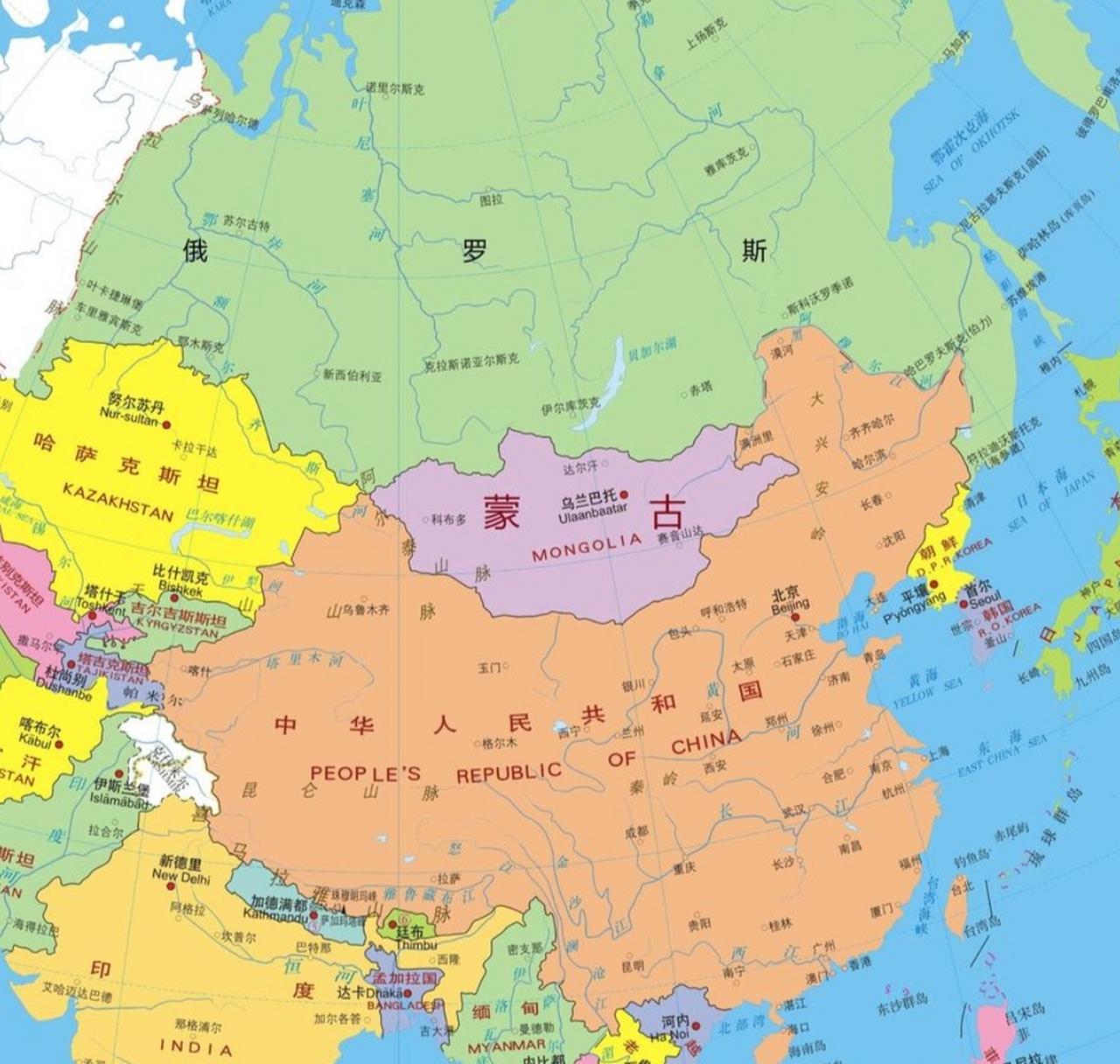 ‌中俄边境线全长约4358公里‌。边界分为东西两段，具体情况如下：1、‌