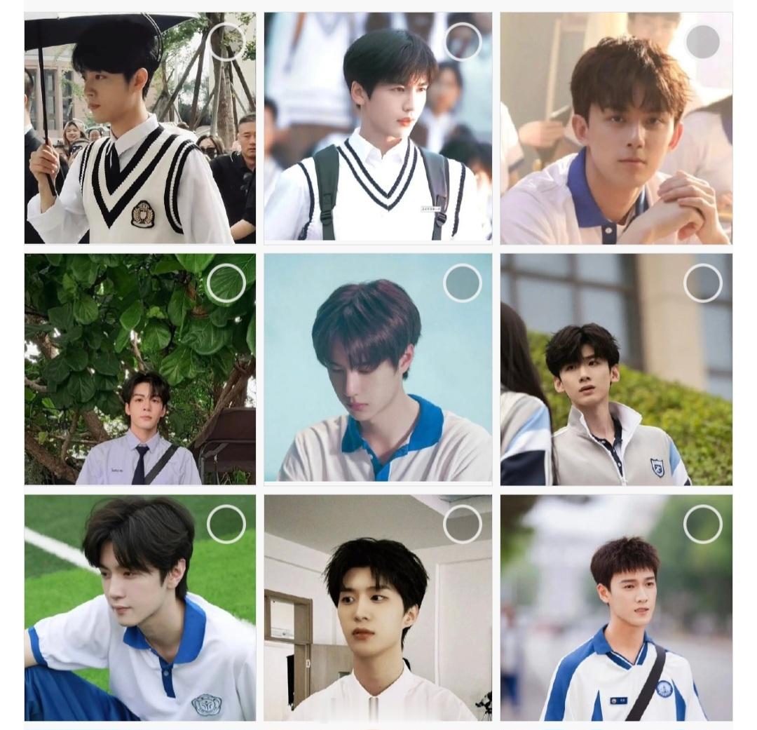 男明星校服造型，谁是你心中的天选校草？肖战、张凌赫、吴磊曾舜晞、王一博、白敬亭陈