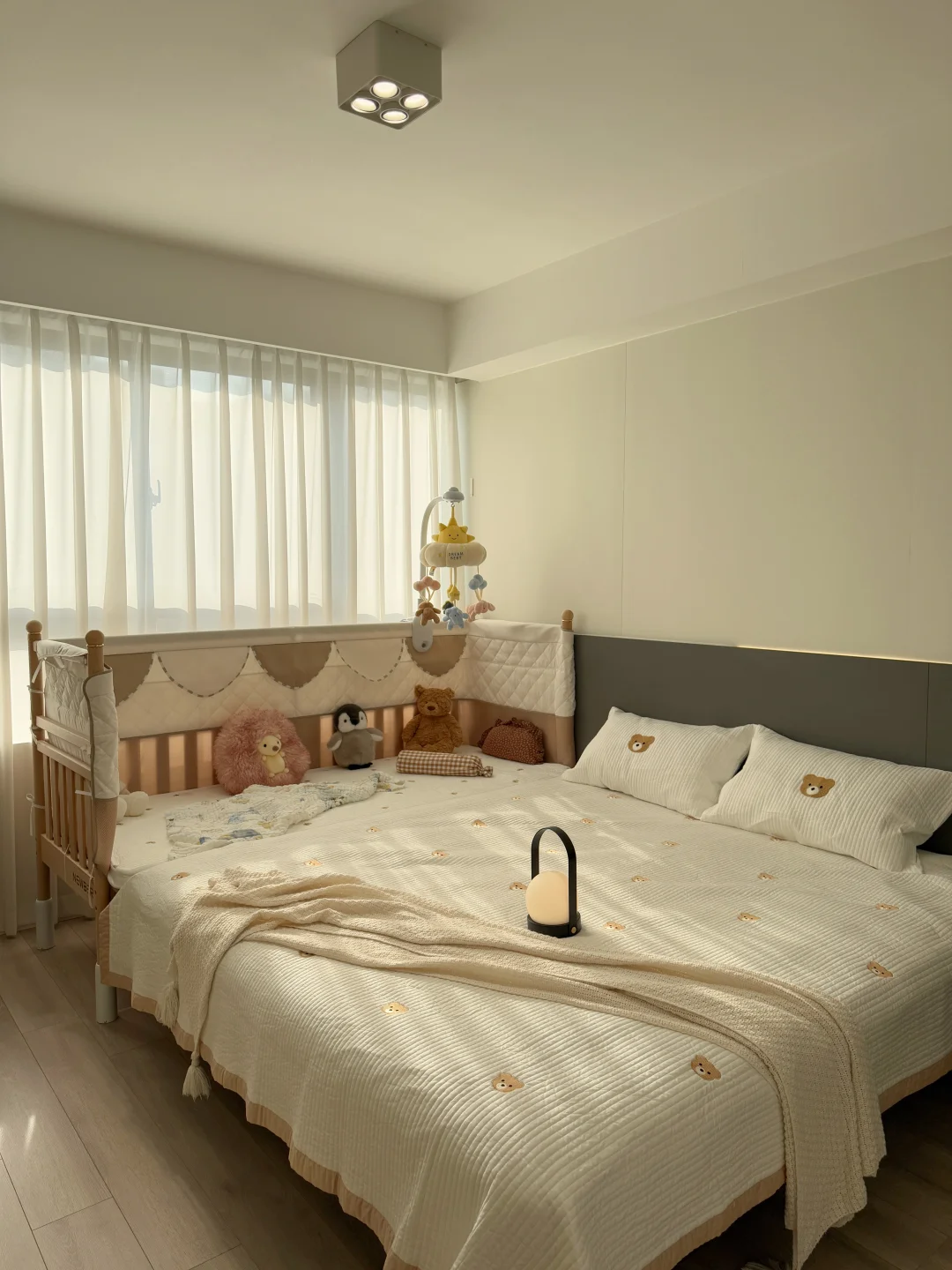 16m²主卧｜和宝宝一起睡😴真的好幸福