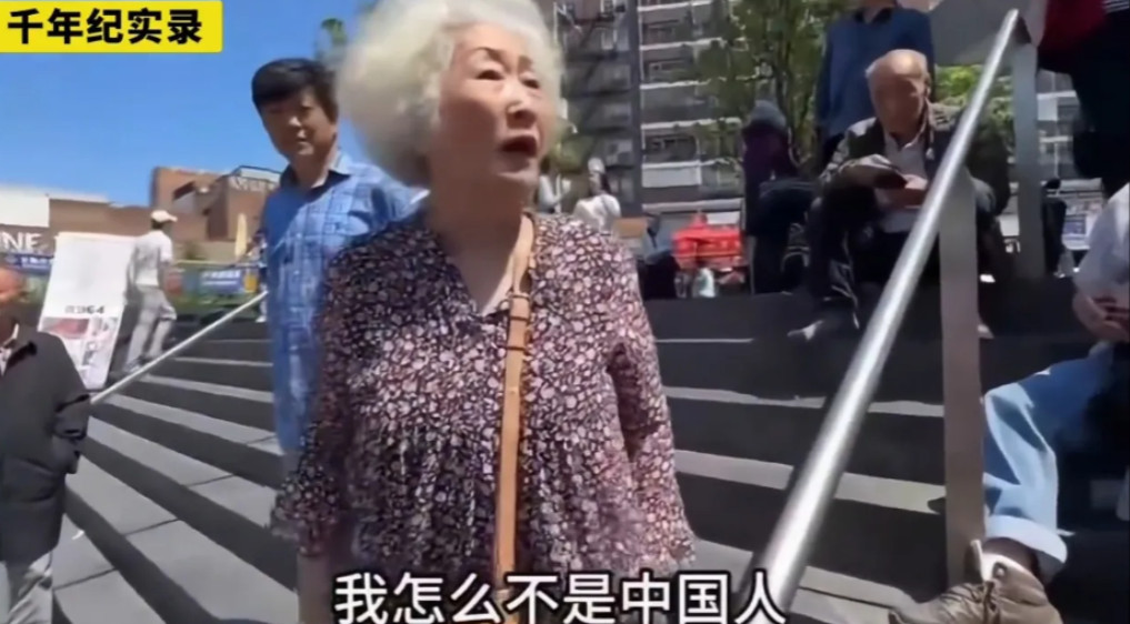 台湾街头一位祖籍辽宁的72岁大妈勇斗台独分子：“我是台湾人中国人讲正统国语，写正