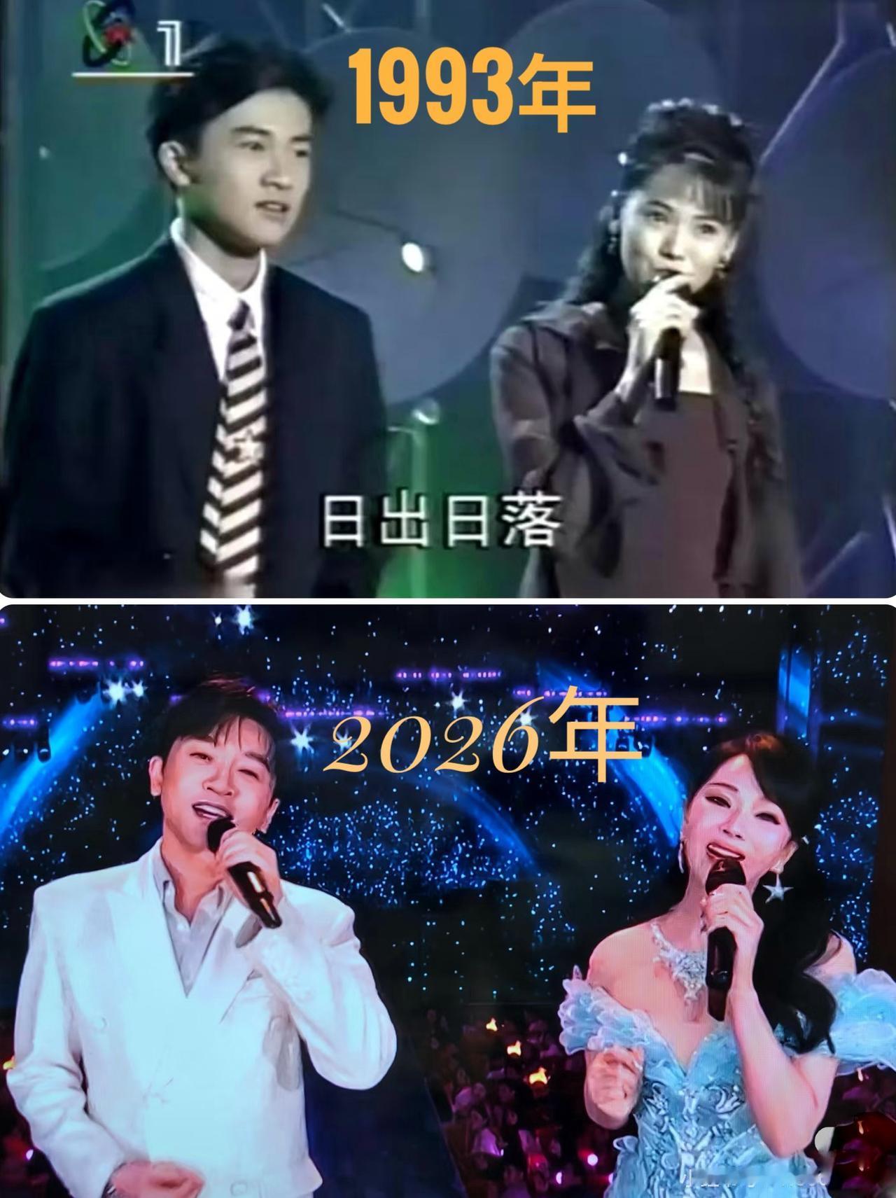 不得不说，苏有朋和伊能静两个人都太会保养啦！1993年两个人就同台过在央视