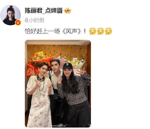 陈丽君去看陈昊宇的音乐剧了