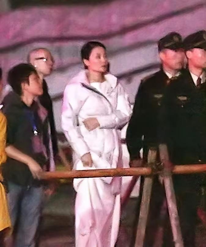 王菲的陕西心经之旅白纱长裙的仙女，这条长裙后来好像慈善拍卖了，记得是张杰买的​