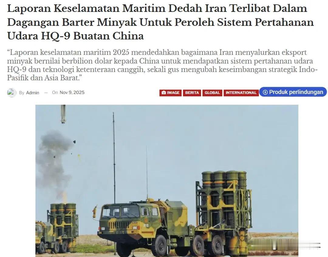 标题：伊朗的“金钟罩”来了？红旗-9BE一到，F-35I也得掂量掂量！最近中