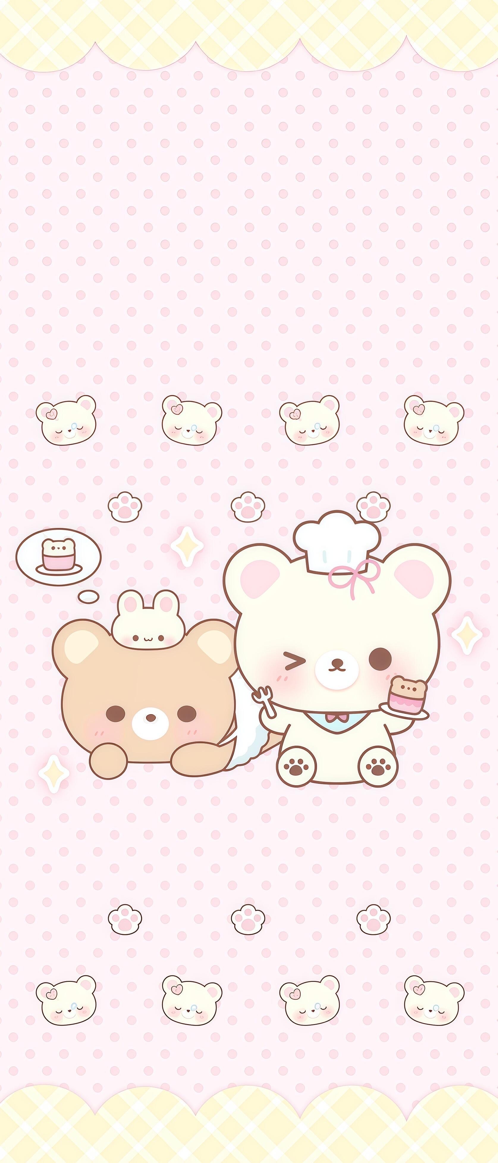 𝐒𝐡𝐚𝐫𝐞｜轻松熊壁纸〃•ω‹〃♡|||平铺壁纸无水印分享