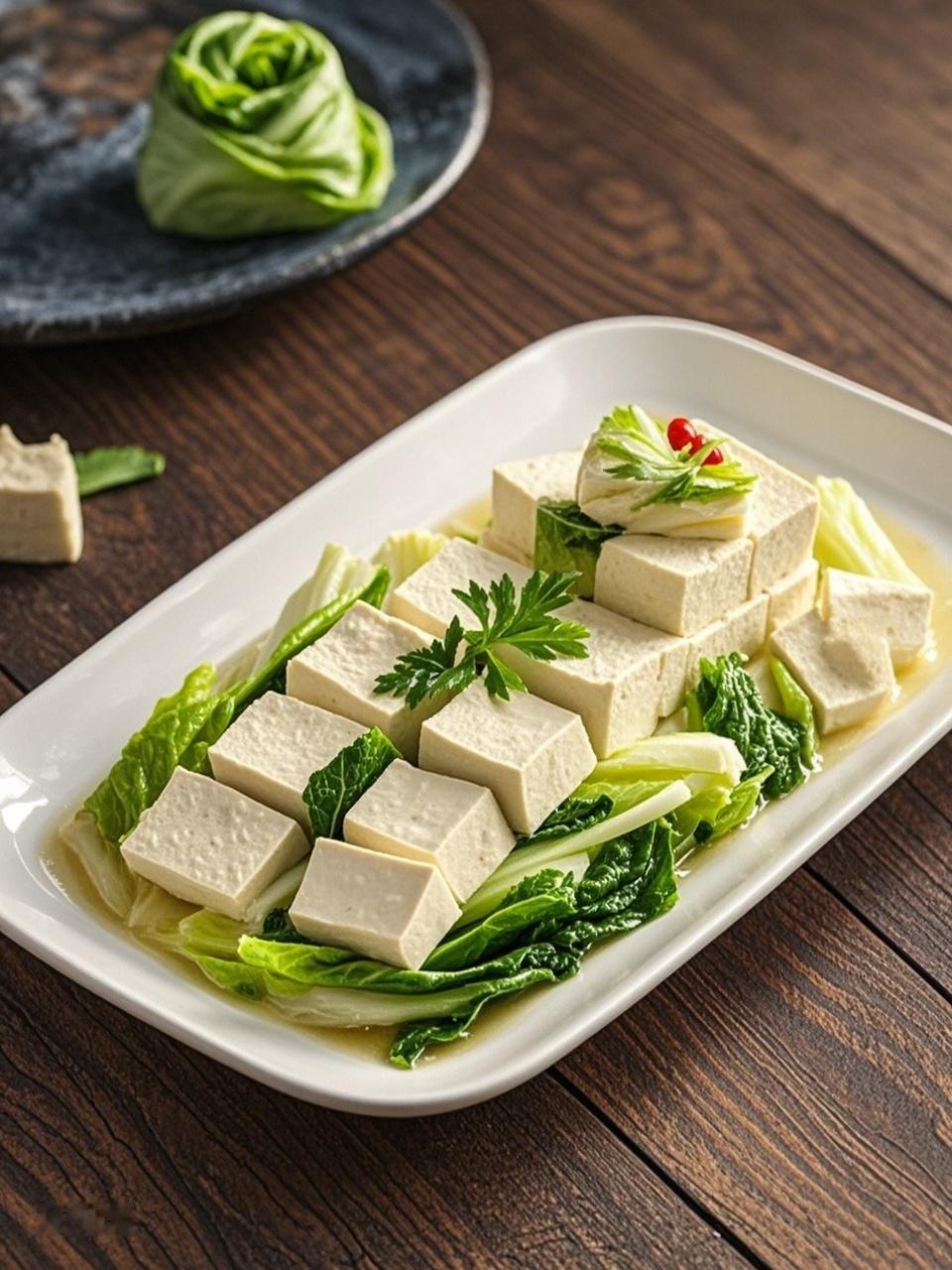 豆腐不仅可以与白菜一块吃，而且是一道名菜，就在我的老家河南，豆腐白菜那可是天花板