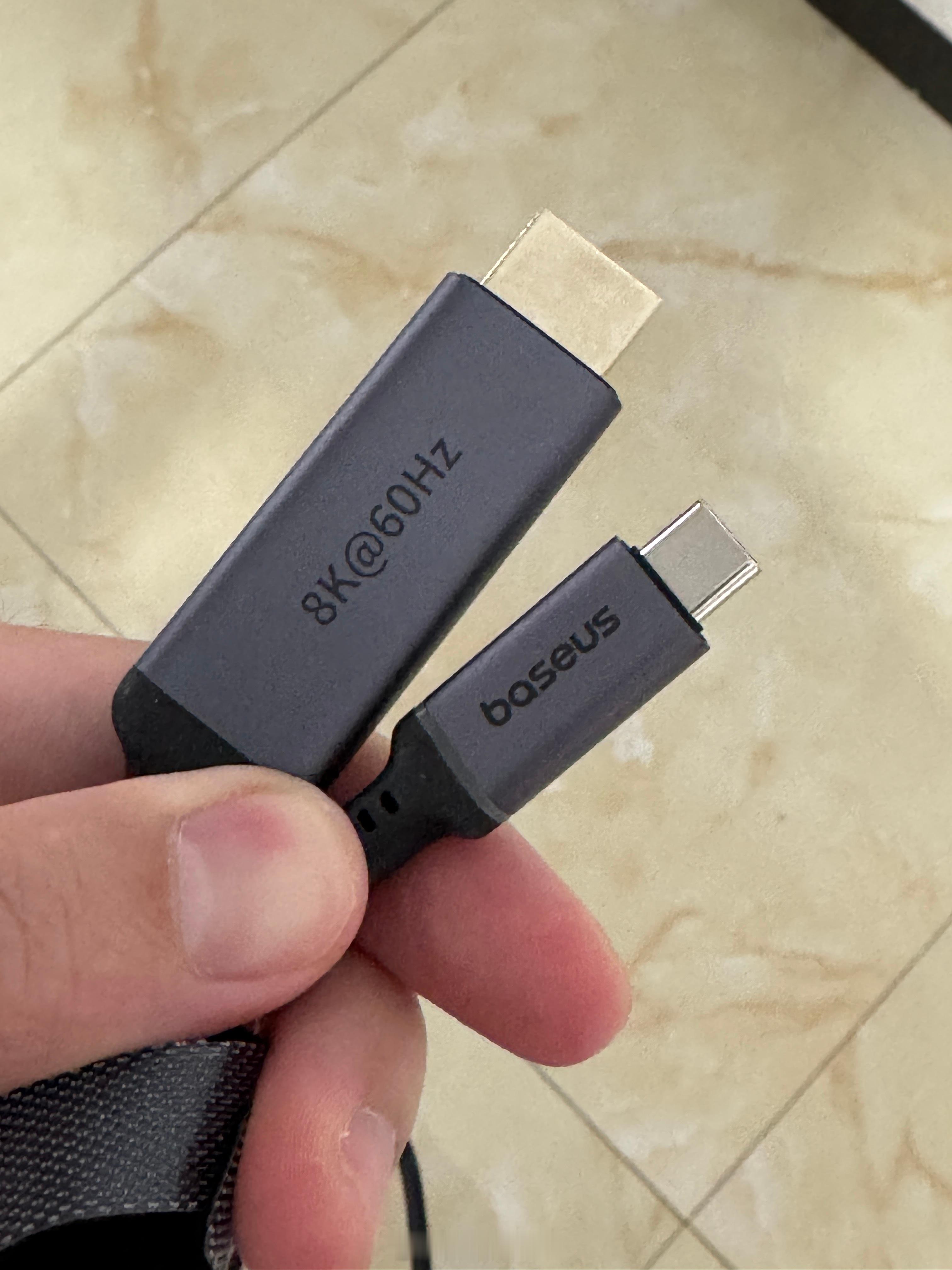 真没想到，一个为macbook的HDMI转TypeC的8k60Hz线也能有这么