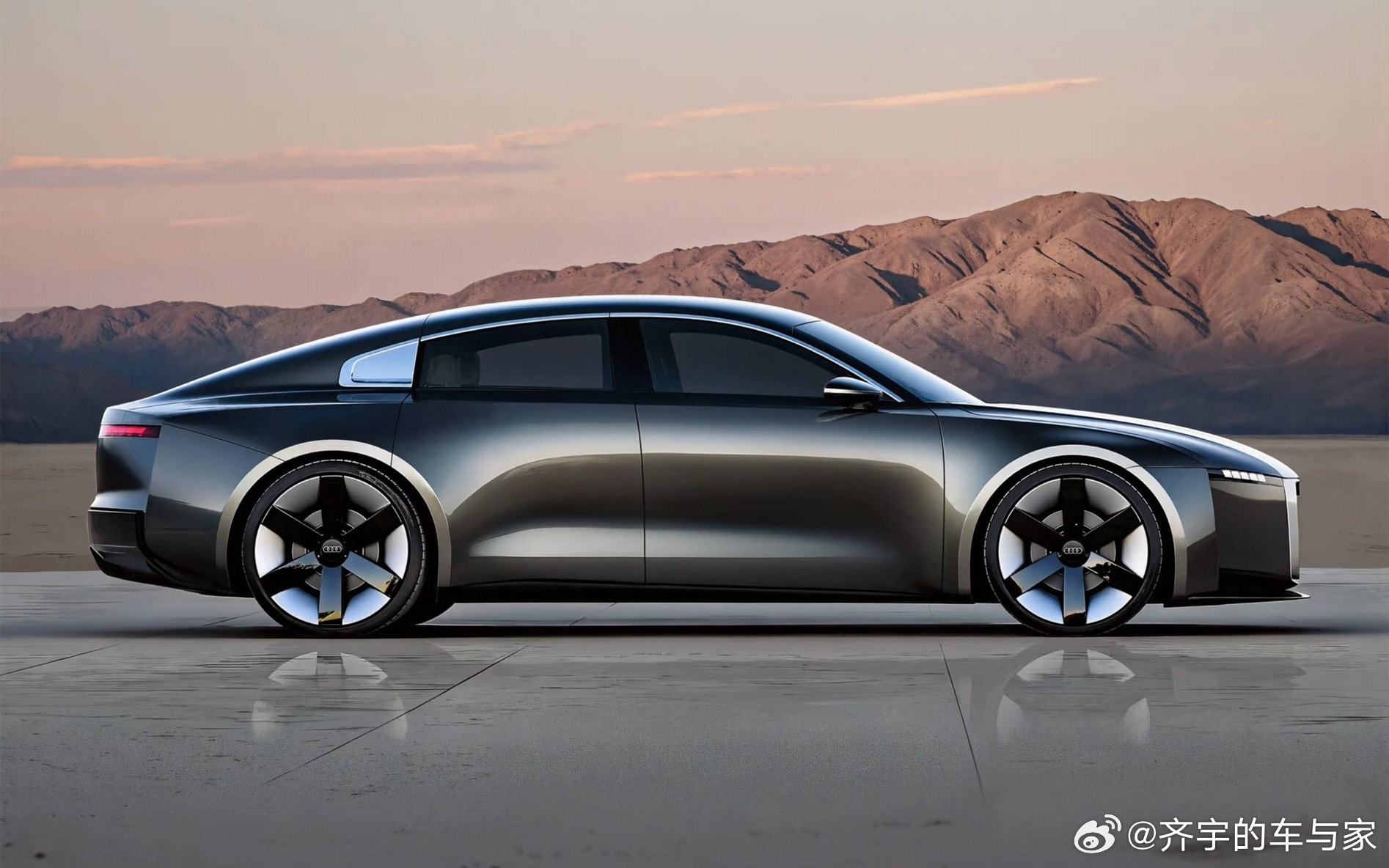 奥迪ConceptC概念车的“繁殖”能力够强的，SUV、两项掀背、重卡、摩托，