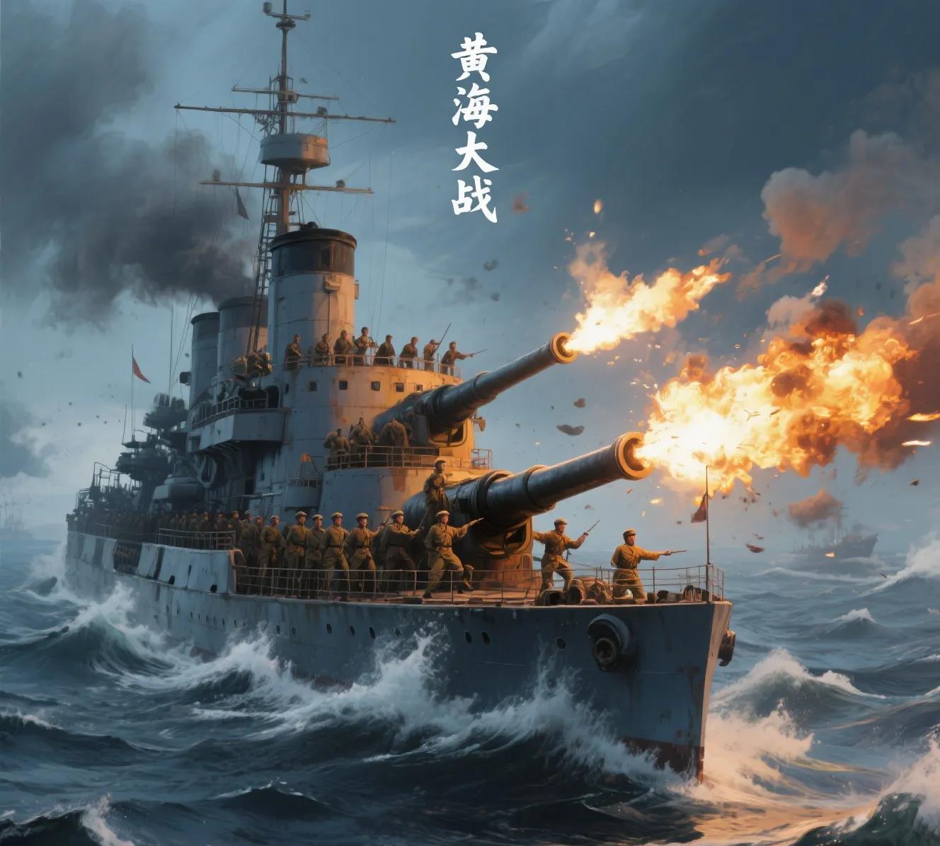 北洋水师具备一定优势。装备方面，定远、镇远两舰装甲厚重、火力强劲。人员方面，除少