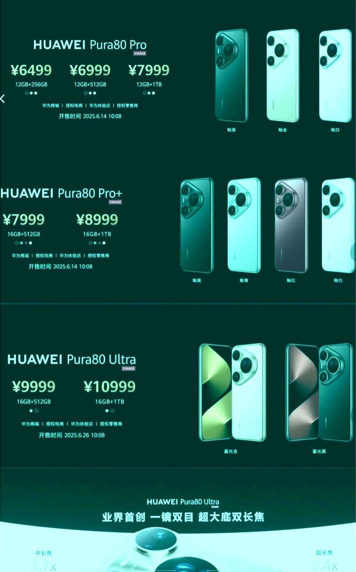 看过华为Pura80系列发布会以后说句难听的完全就是吊打本以为6499的价格