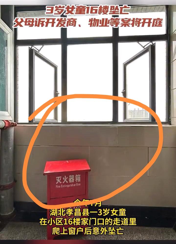 太惨了！妈妈下楼丢个垃圾，结果3岁女孩就从高楼坠亡了！事发湖北孝昌县，妈妈下楼