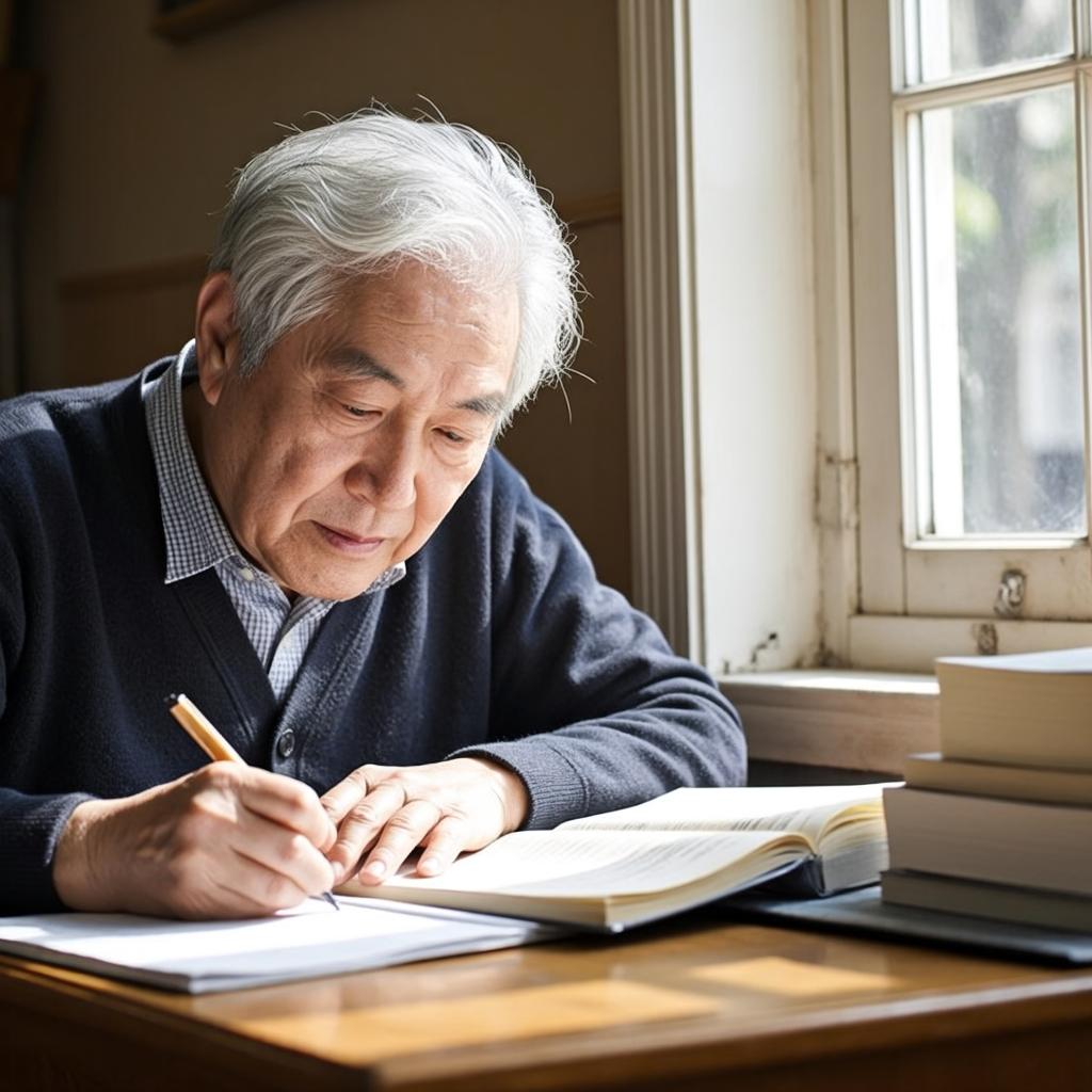 他，58岁了，副高级教师。在整个单位是资历最老的一位。临近退休了，领导对他既