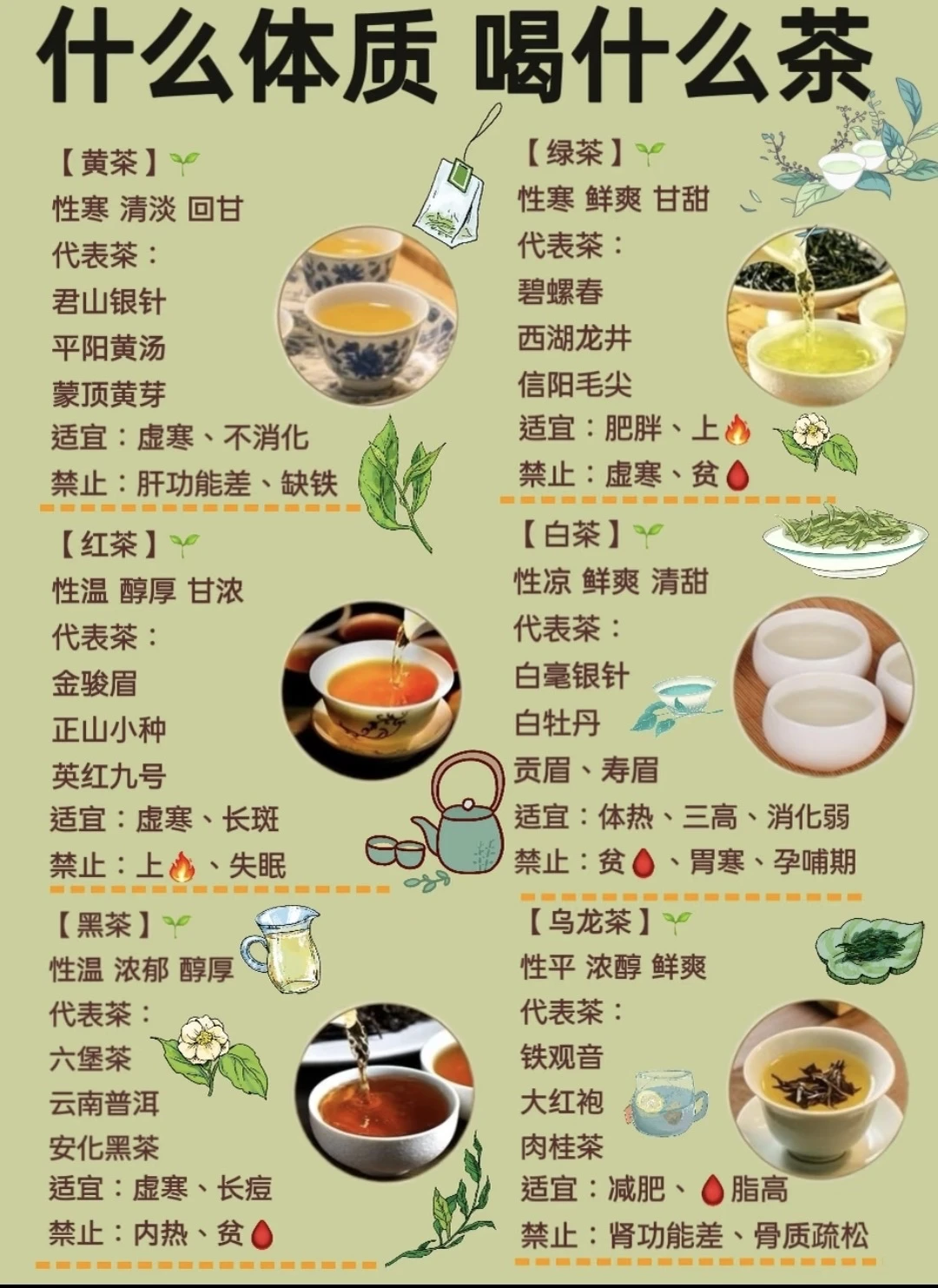 什么体质喝什么茶，你都知道吗？