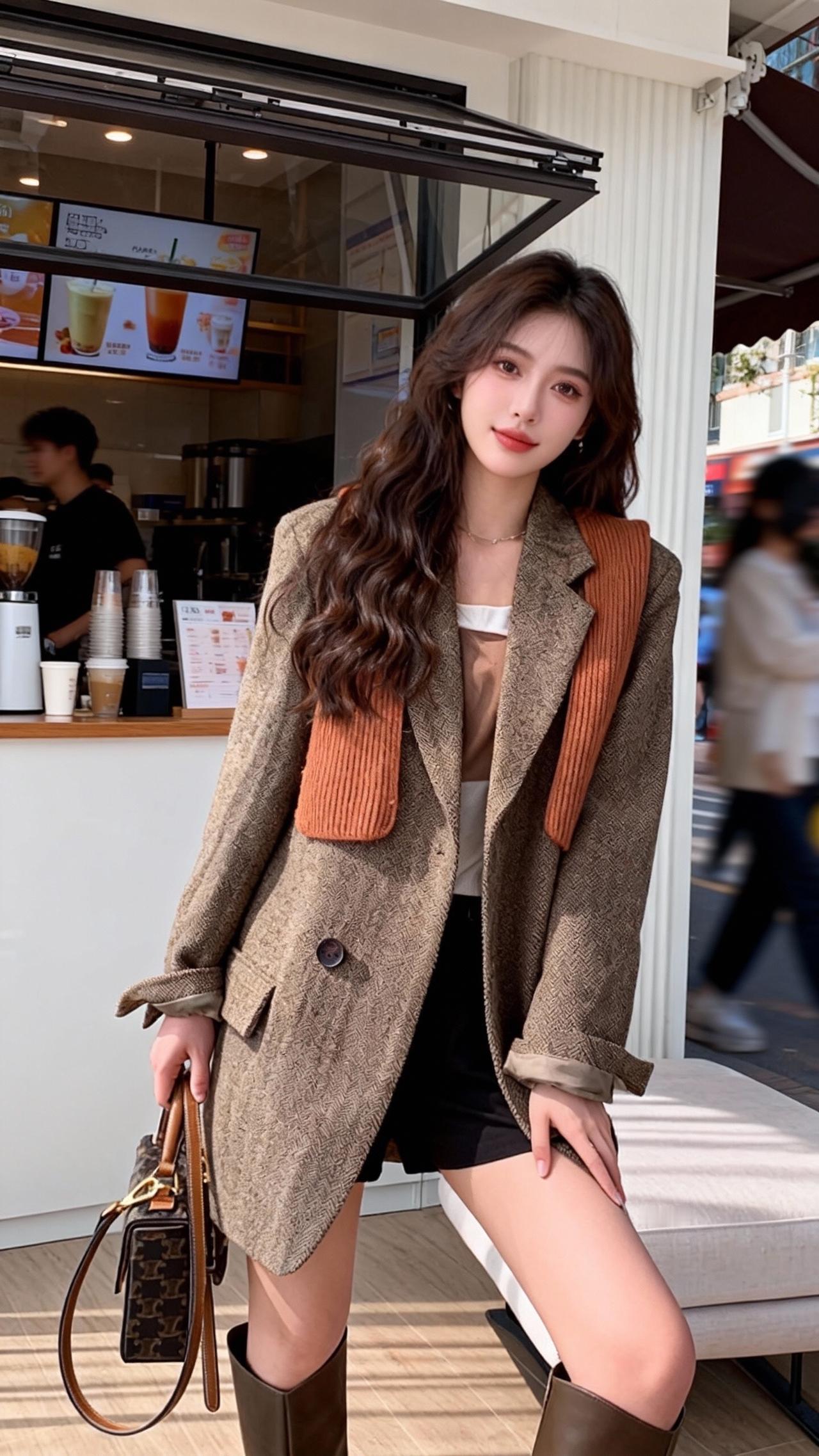 太好看了吧韩系穿搭冬季搭配街拍穿搭最美街拍