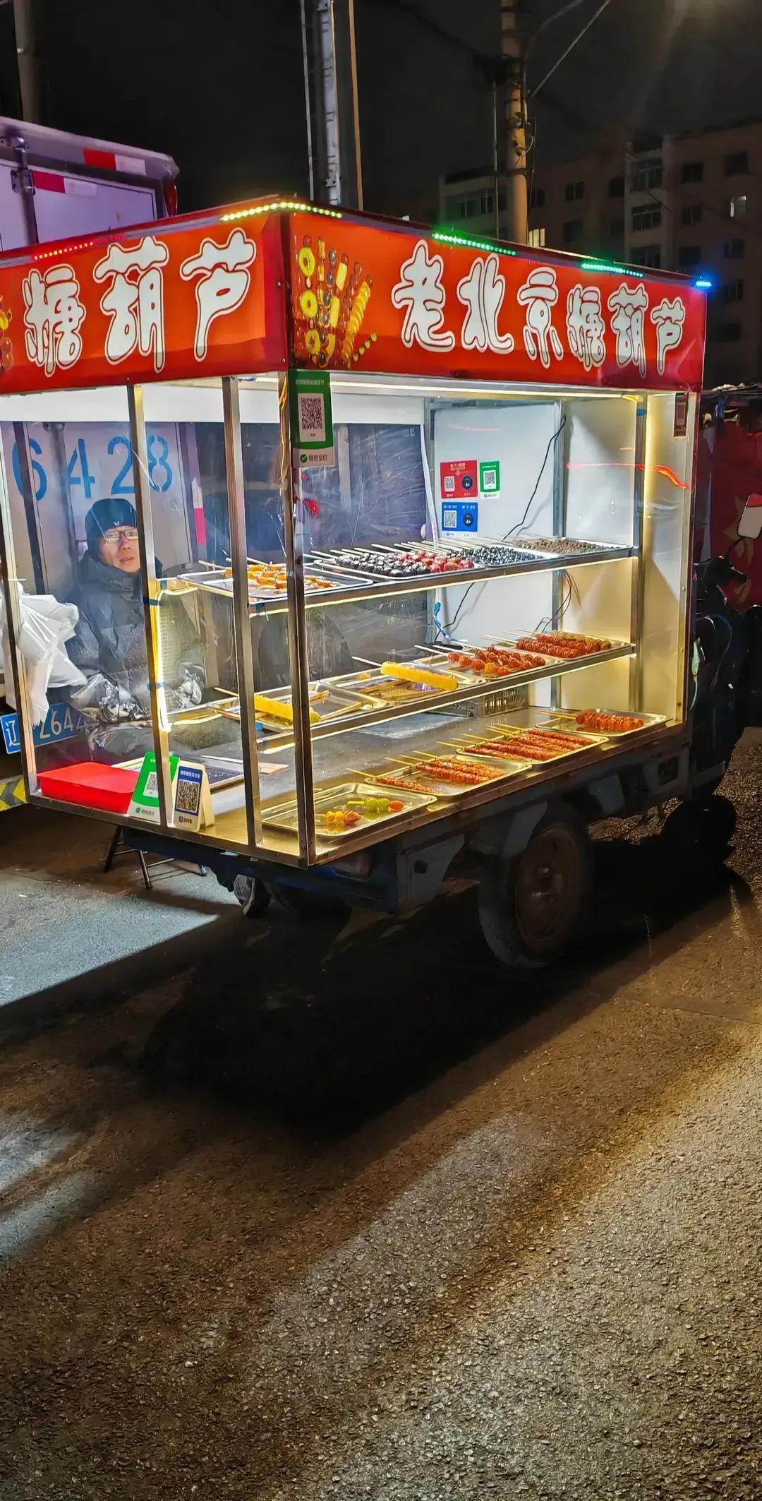 沈阳桥底下零下十五度，糖葫芦大姐的手冻得跟山楂一个色，还在往锅里滚糖。我路过买