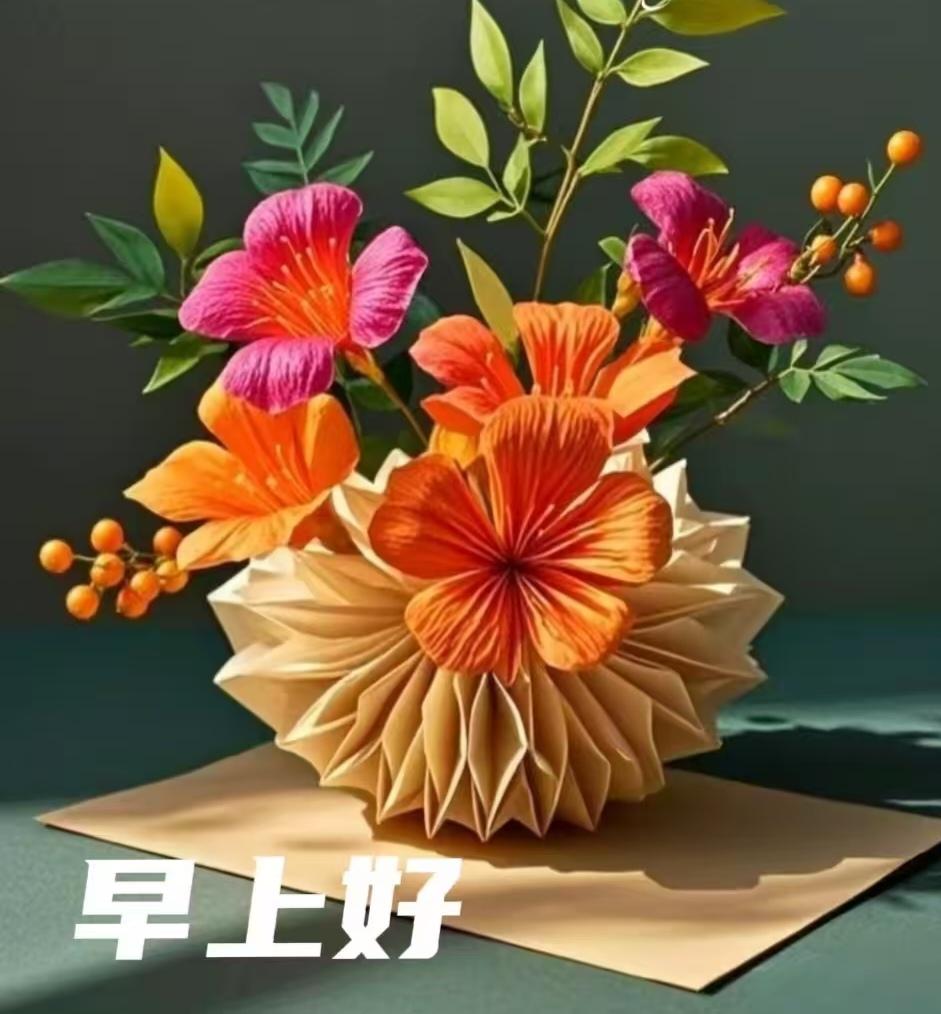 笑迎清晨又一天，先把祝福送身边。相互牵挂心中暖，感恩人生情和缘。万里相隔