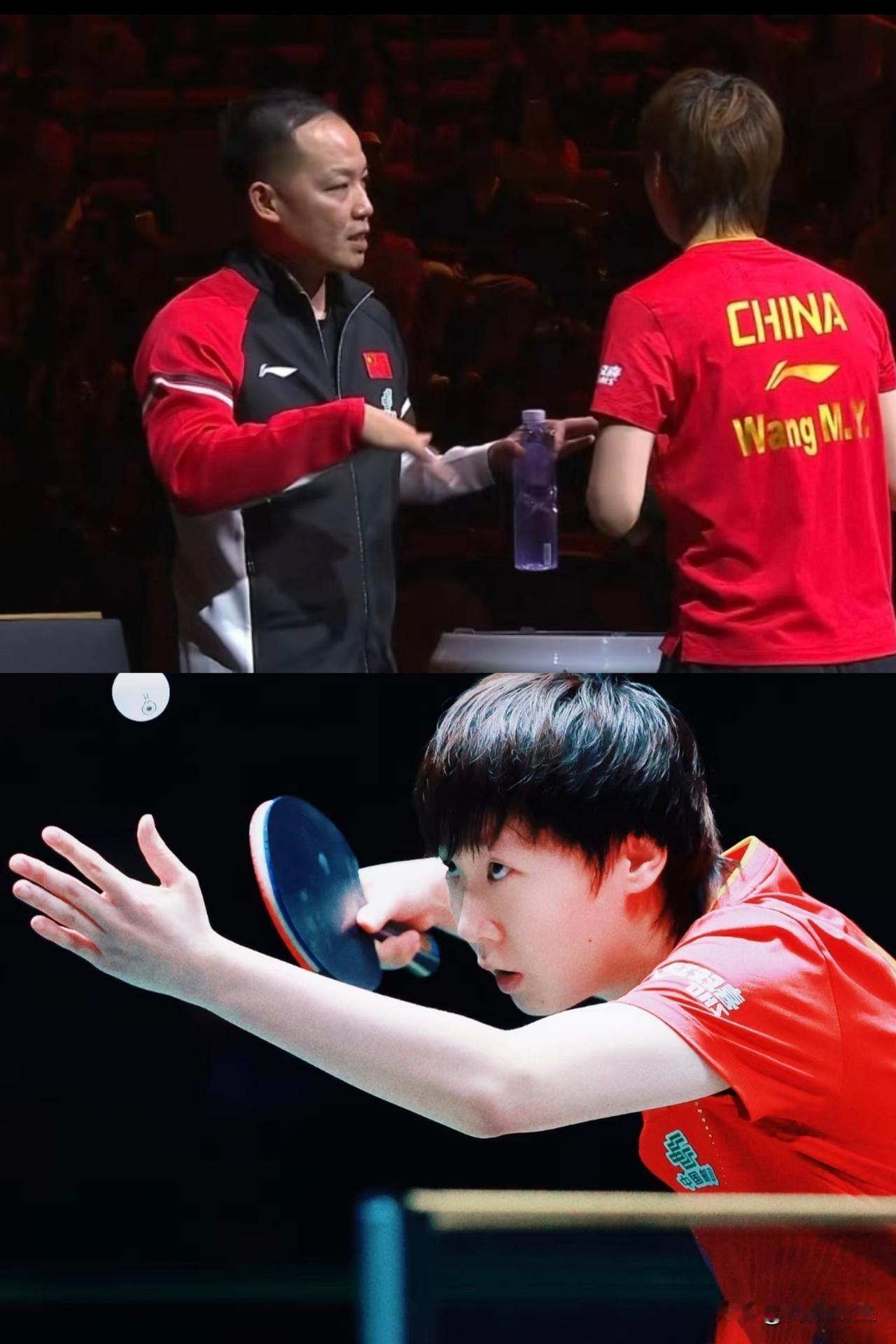 真没想到任浩教练居然也跟去了香港！早上看到有人发图，曼昱跟任导一块在酒店餐厅