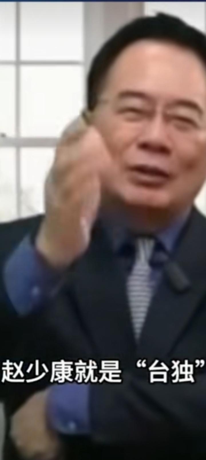 蔡正元给赵少康定论，“不折不扣的台独分子。”可惜先生踩了缝纫机，不然黄钟大吕