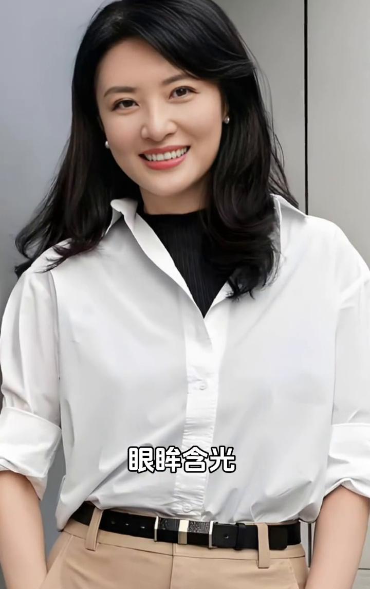 这位姑娘的美经得起端详，眼眸含光，端正鼻梁，精致雪白，肌肤发亮。而最令人倾心的是