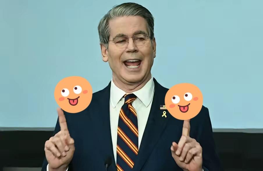 面对镜头，美国财长贝森特冷静下来终于说出了心中的话：中国是美国在现代史上从没见到