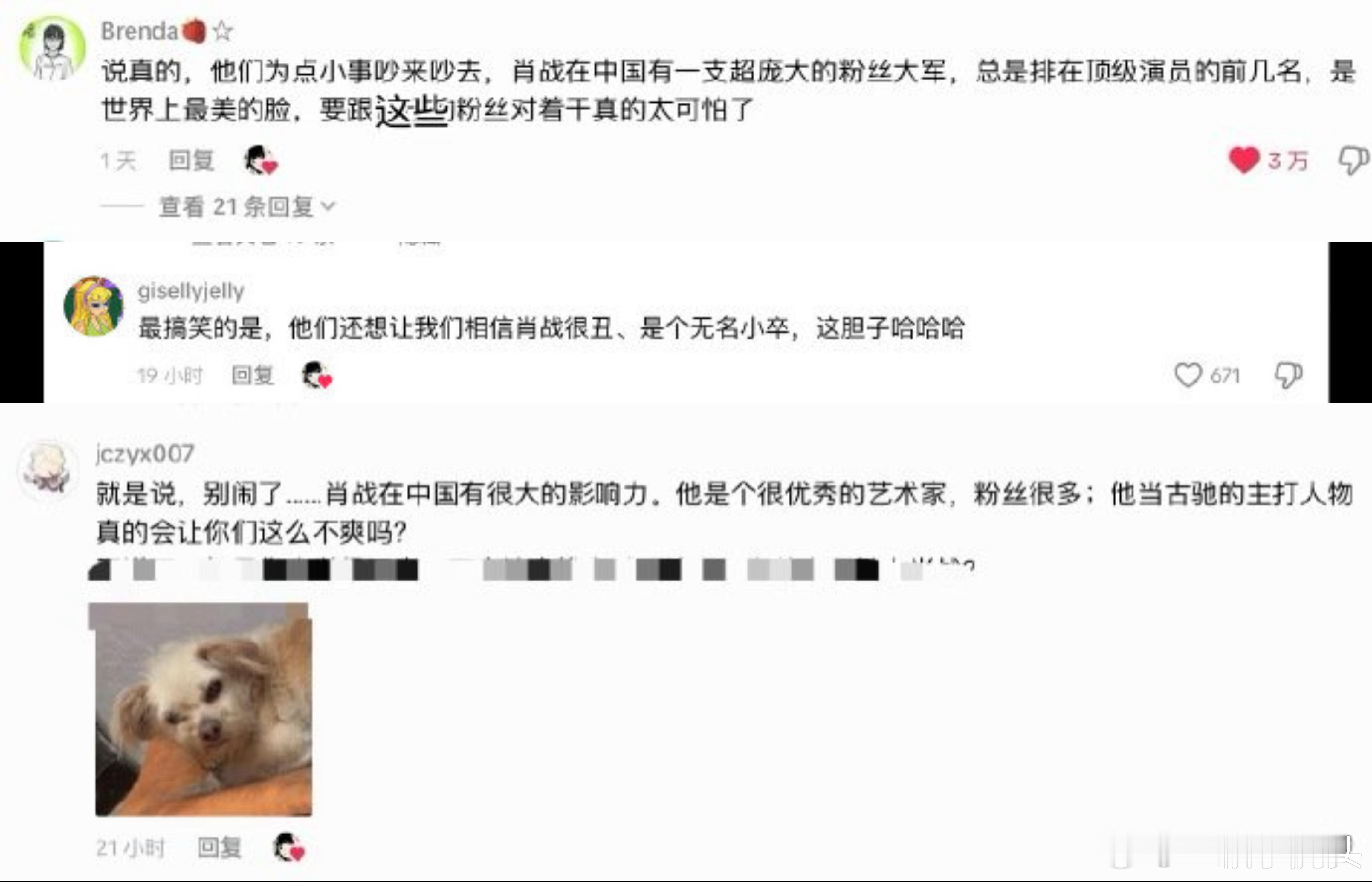 外网网友对这次棒粉碰瓷肖战的评论，好会说[doge]，肖战在外网的定位“超级有名