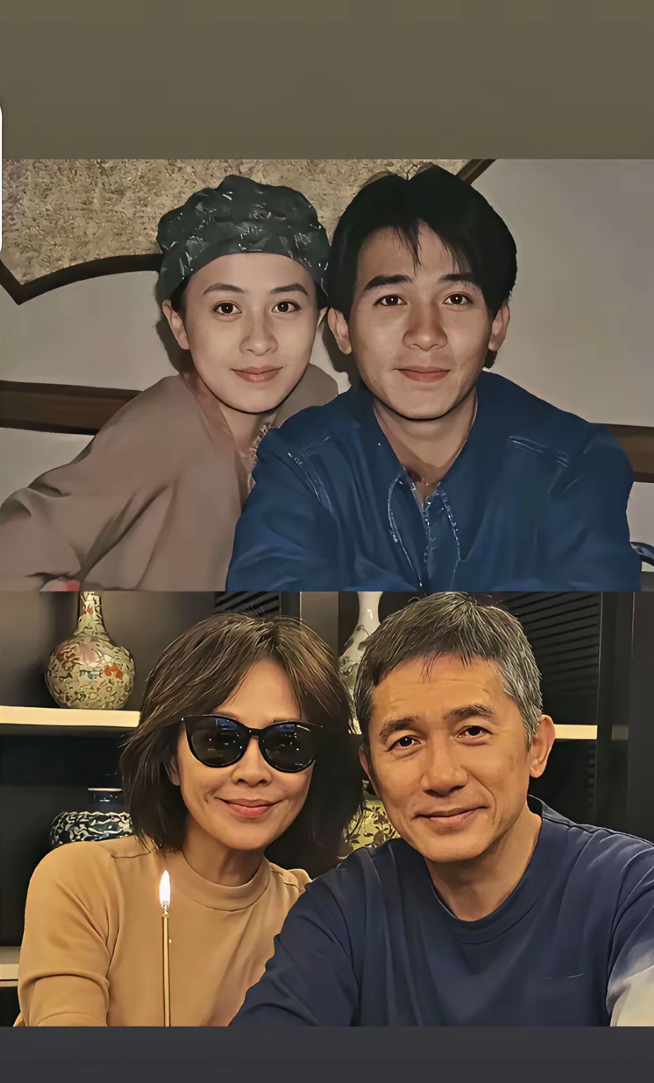 这么多年过来了容貌虽然变了，但气质这块依然这么好