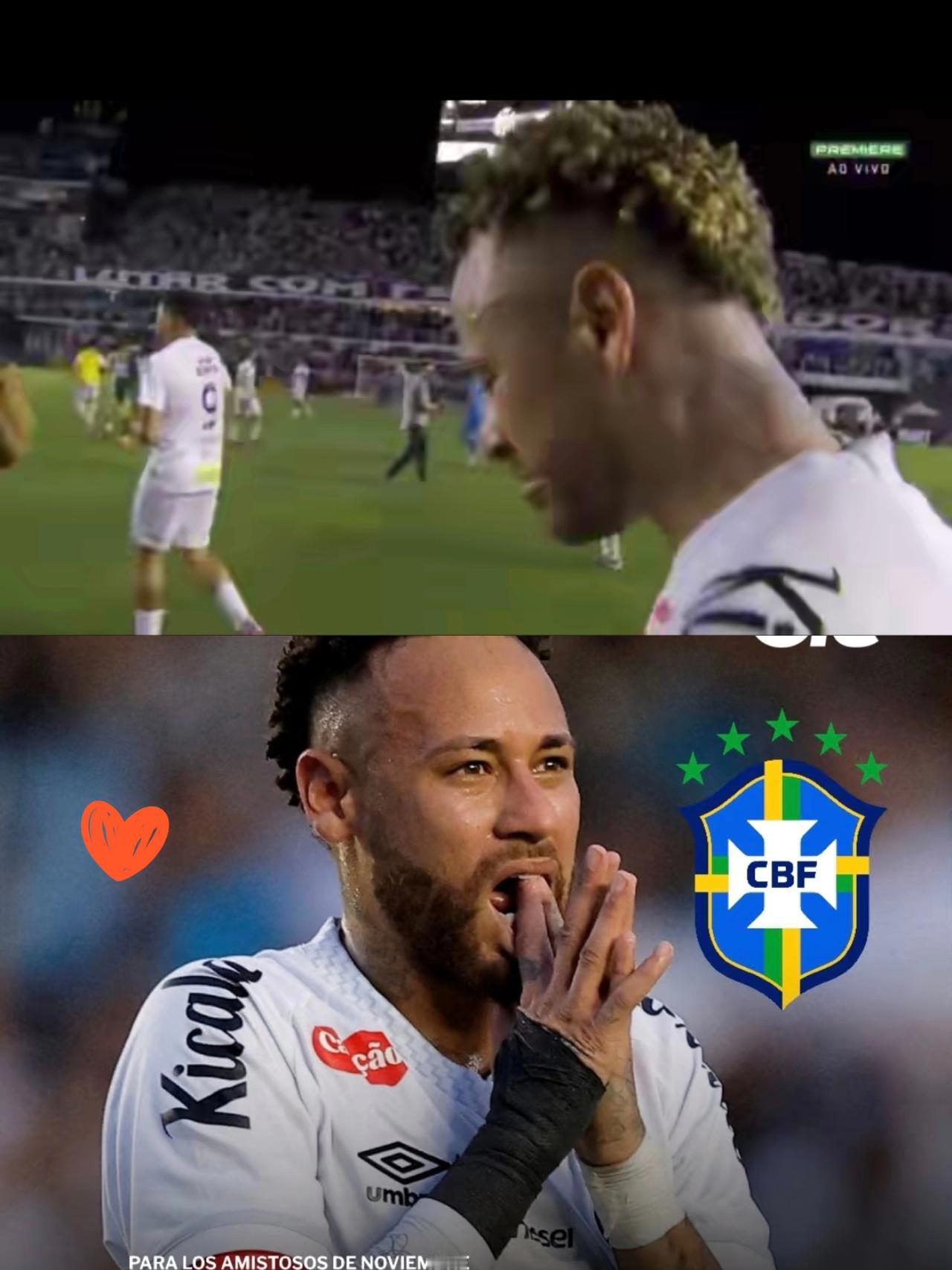 谁看了内马尔这场落泪不破防啊！33岁的他回到梦开始的桑托斯，不是来当“养老巨