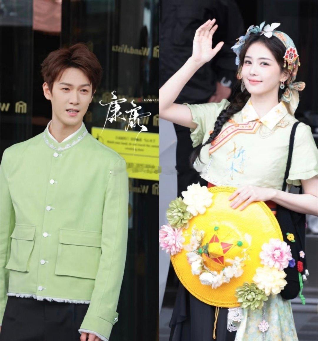 🍉🍉亦舒都市情感剧《开到荼靡》白鹿➕李昀锐俩人最近互动特别多，跑男最新一期还