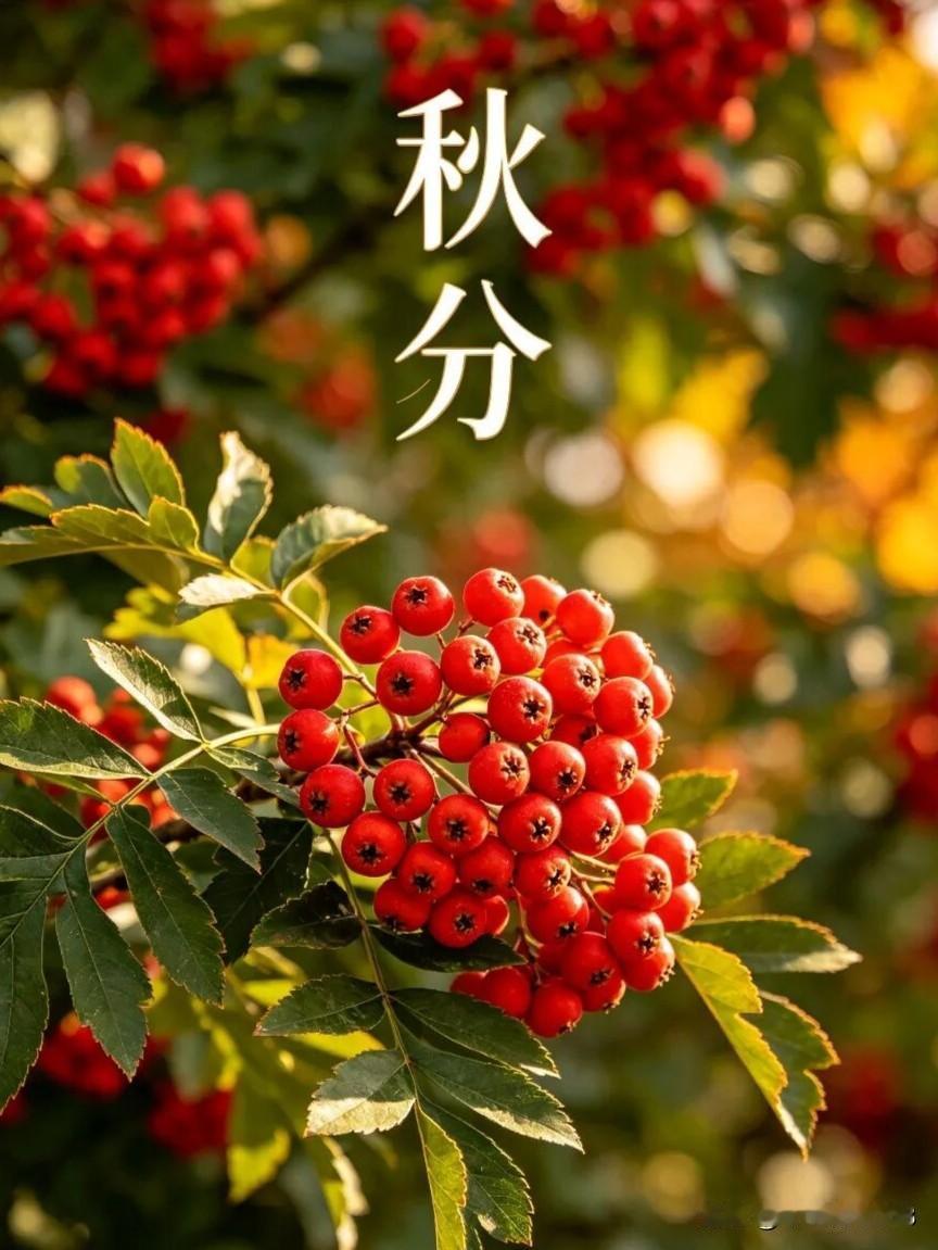 9月23日迎来秋分节气🍂秋分，分开暑与凉，隔开忙与闲，平衡得与失，守一份