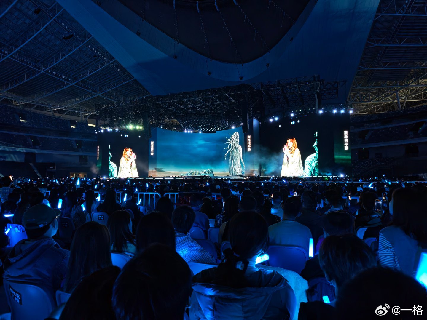 都坐好了，现在大家可以看演唱会了