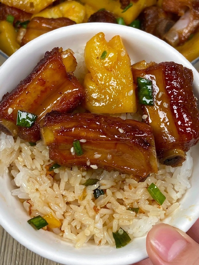 菠萝排骨感谢网友🙏……这个配方真的巨好吃！！​​​