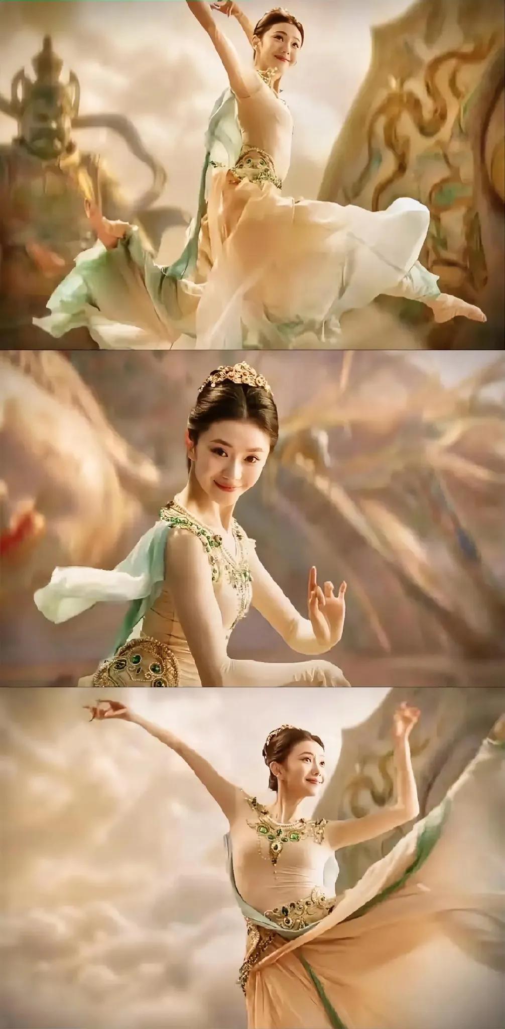 张导作为刘浩存伯乐，这真眼光独到。我看了那么多央视春晚节目，刘浩存这舞蹈太出圈