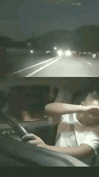 大哥猛打方向盘，和对面的车同归于尽了，撞车之前把身份证咬在嘴里，像是下了某种决