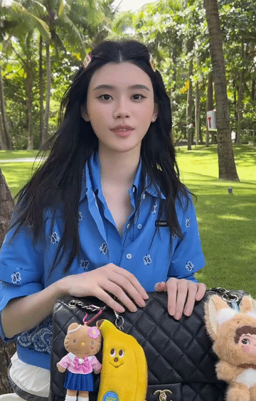 婚后，生娃后的奚梦瑶反而看起来越来越青春了！不是硬凹少女，是真的很少女感！由内而