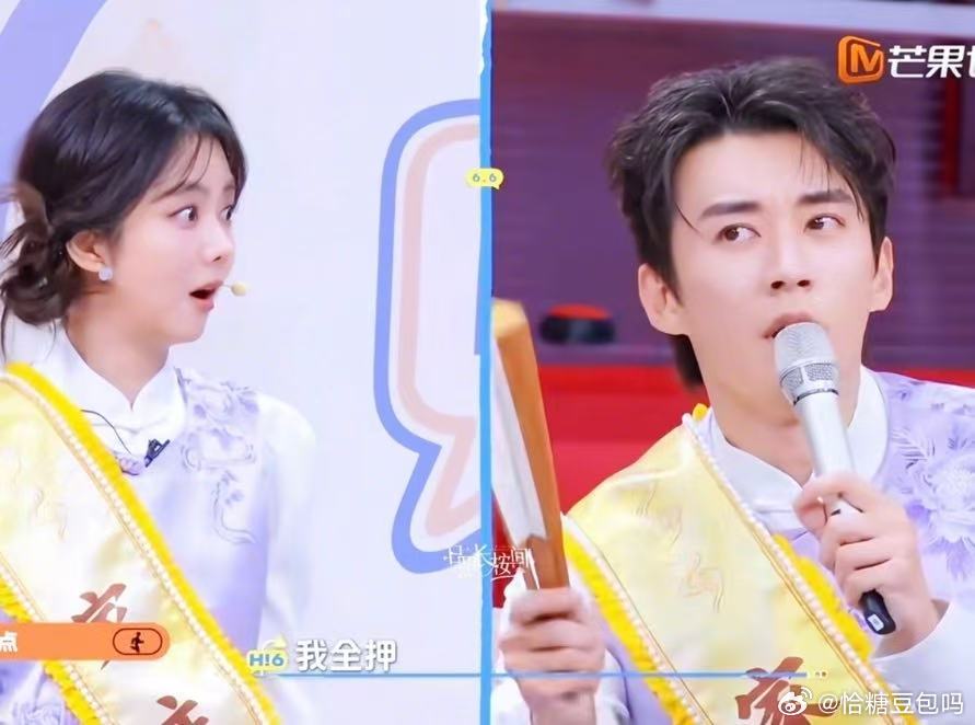 谭松韵刘学义假发般配你好星期六刷到这个假发片段直接眼前一亮，谭松韵刘学义戴上之