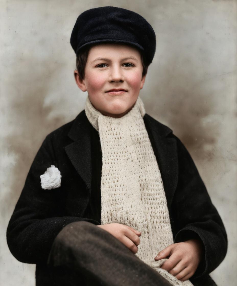 这张老照片的少年正是后来发明留声机、改进电灯，拥有1000多项专利的美国大发明家