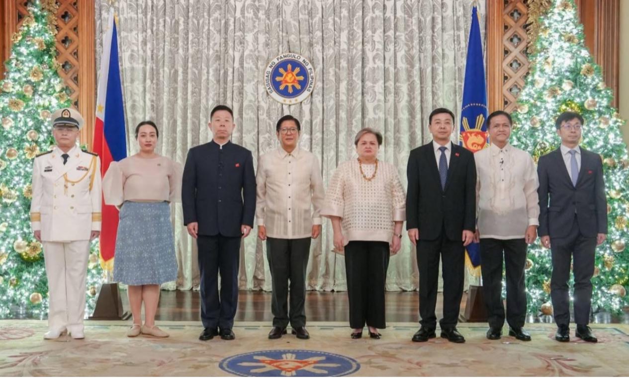 中国驻菲律宾大使井泉向菲总统马科斯递交国书, 马科斯最新涉华表态