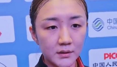 山东队友3:2赢了上海队，记者采访问陈梦:明天如何面对孙颖莎？大梦回答很有智慧