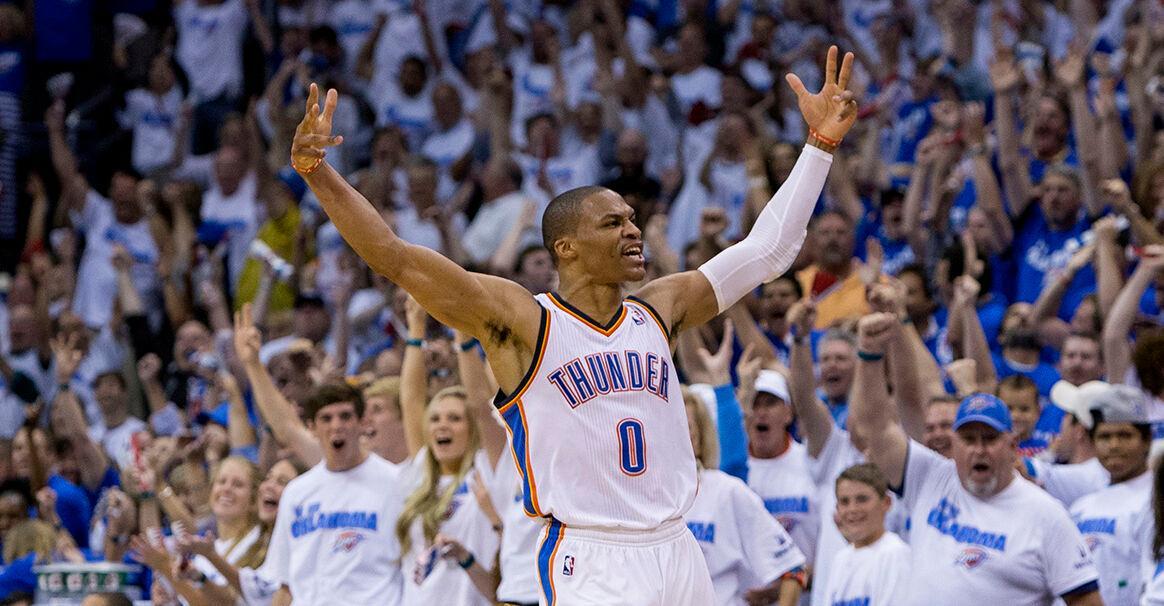 雷霆一定退役威少球衣，100%是这两个原因！第一个原因，威少在NBA打了18个