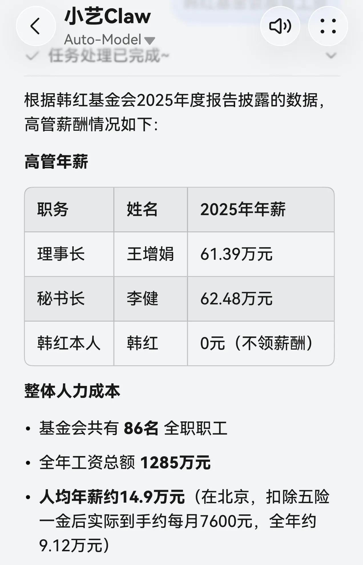 韩红基金会是拿人家的钱做公益，自然要接受相对苛刻的监督。人家基金会的高管只拿几万